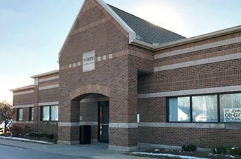 Modern clinic exterior view