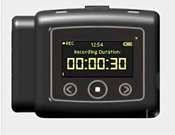 Digital device recording timer display